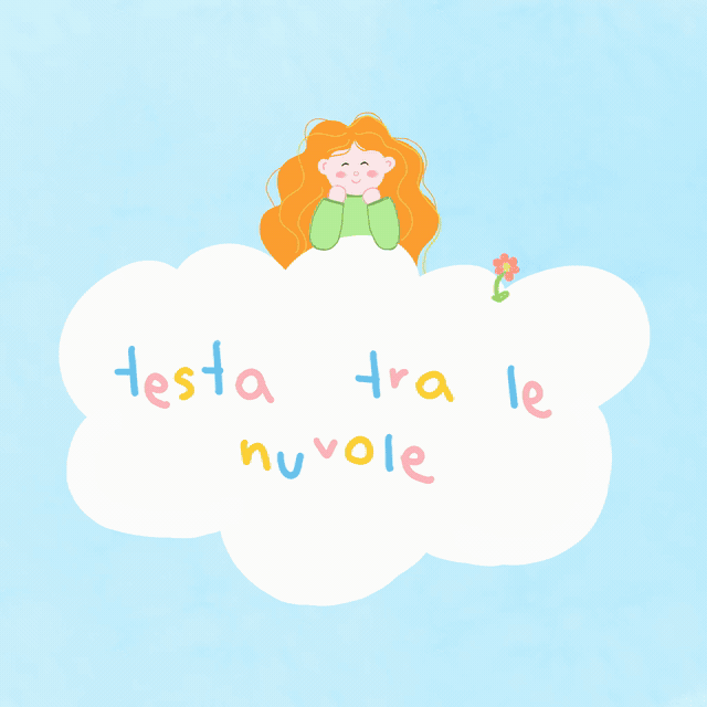 testa tra le nuvole
